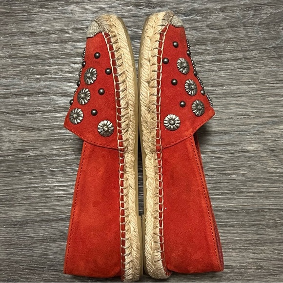 The Kooples Daisy Espadrilles, red, size 37 / 6.5US - Picture 6 of 10